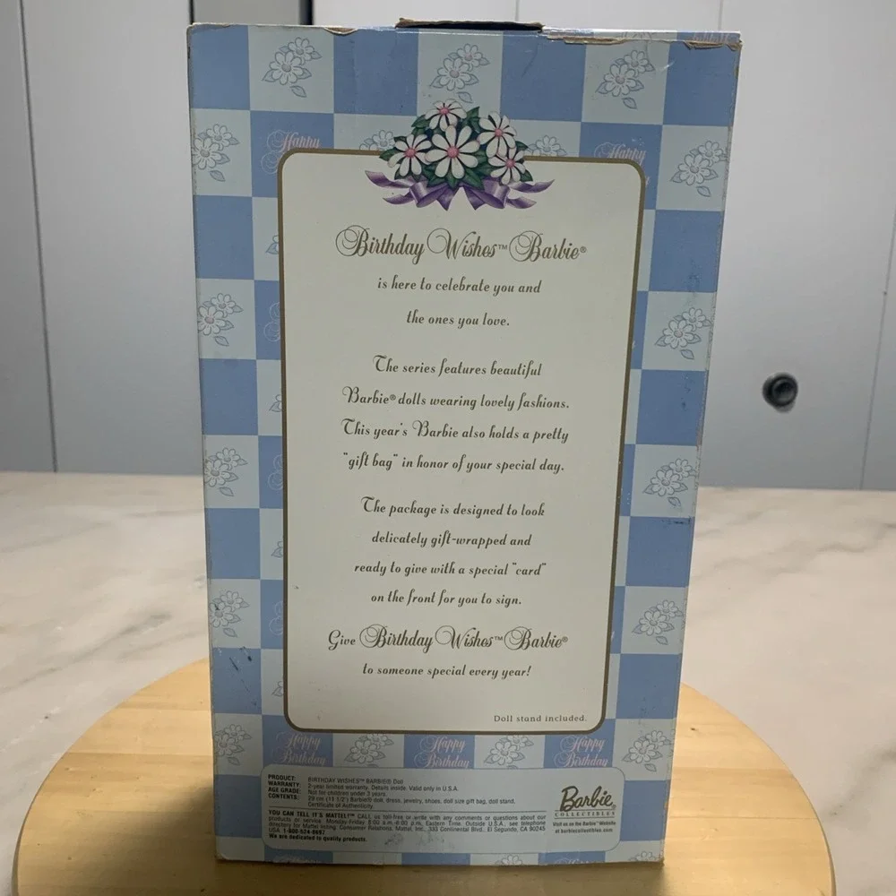 Birthday Wishes Barbie Doll Collector Edition 2001 Mattel